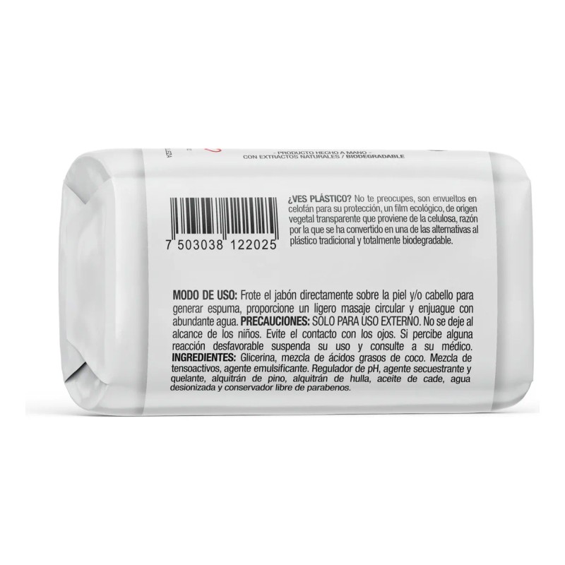 Kit 10 Pzs Jabón Vegetal Alquitrán Hulla Psioriasis 100g