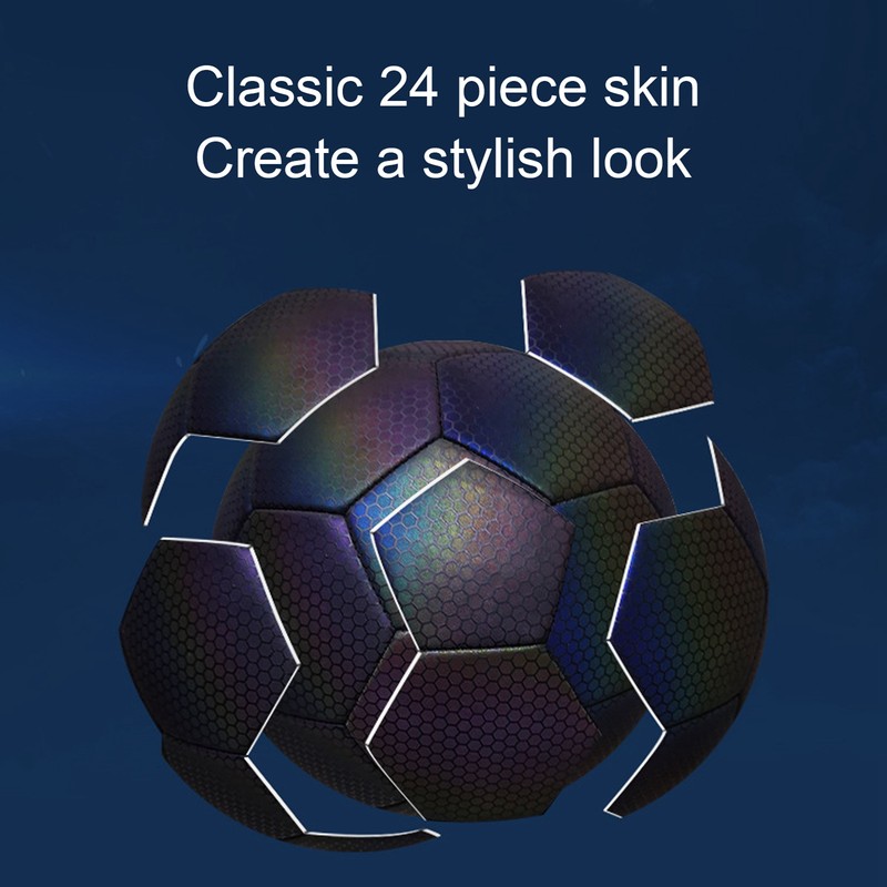 Luminous Reflective Football Luminous Soccer Ball Training Ball for Normal