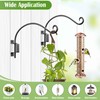 Lifyzoon Swivel Bird Feeder Hanger Hook: 2Packs 12Inch Swivel Hanging
