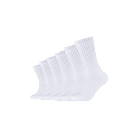 s.Oliver Unisex Tennis Socks Pack of 6, White