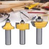 3Pcs Shaker Door Router Bit Set Premium Blade Durable Rustproof