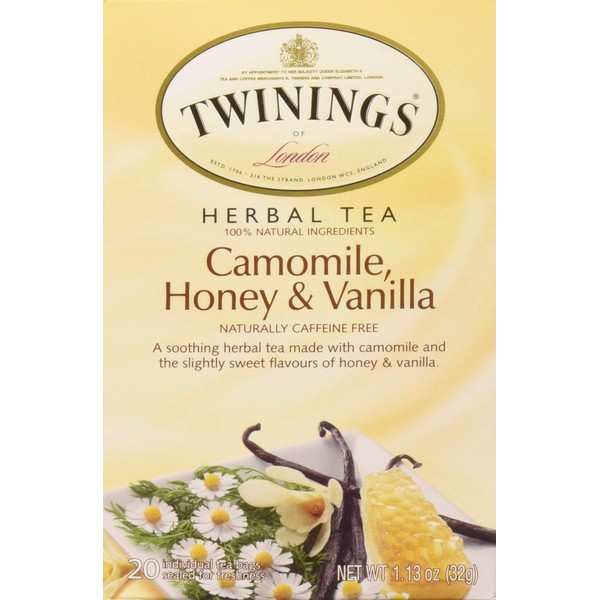 Twinings Herbal Tea Chamomile Honey and Vanilla -- 20 Tea Bags