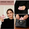Lapensa Cute Small Wallet for Women,Colour-blocked Slim Wallet RFID Blocking