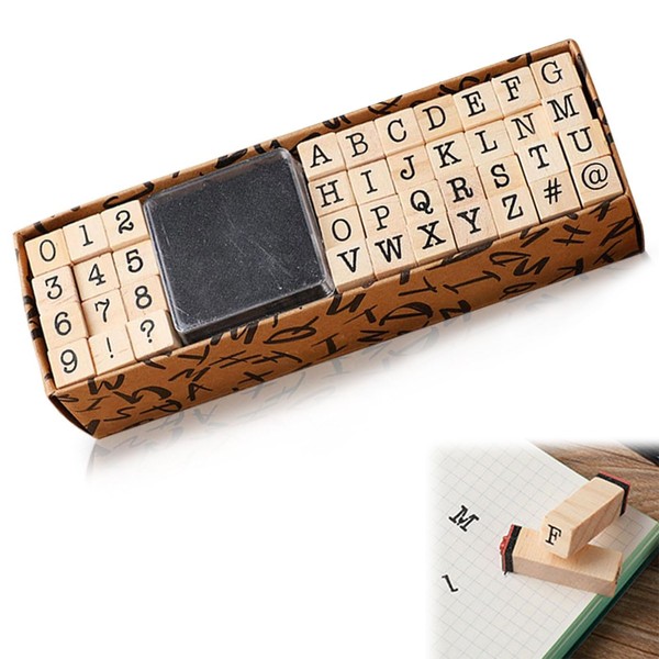 Stamp Letters, Letter Stamp Clay, Stamp Set, 40 Pieces Letter