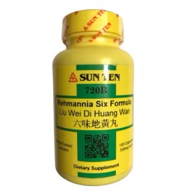 Sun Ten - Rehmannia Six Formula / Liu Wei Di Huang Wan / 100 Capsules