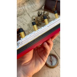 12” RMS Titanic Model With Removable Stand, Titanic Toys For Kids, Titanic Model