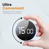 Upgrade Digital Kitchen Timer - Magnetic Countdown Countup Visual Pomodoro