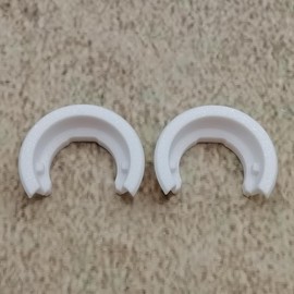 ULEIVA Replacement Clamping Bushing Pack of 2 White Compatible with Brötje 562454 Radiator Side Panel