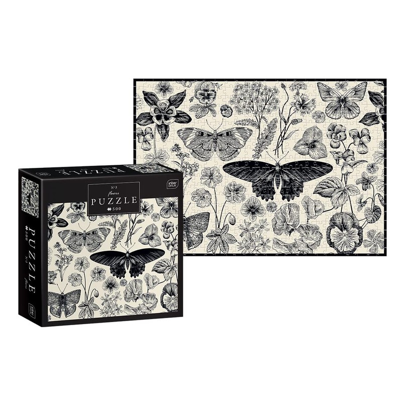 Flowers No. 3 - 500 Pieces Jigsaw Puzzle for Adults