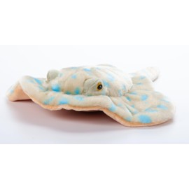 The Petting Zoo Blue Spotted Ray Stuffed Animal Plushie, Gifts for Kids, Wild Onez Ocean Animals, Stingray Plush Toy 15 inches from Tip of Tail to Head