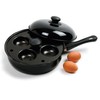 Norpro 9.5 Inch Nonstick Egg Poacher Skillet Set with Removable