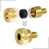 Valve Adaptor Kit for Tyre Inflator 3 Pieces