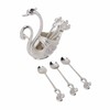 Swan Dinnerware Set Metal Tableware Cutlery Set Decorative Swan Base