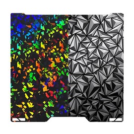 HzdaDeve 355X346.5MM for Lab H2D Build Plate PEI PEO Sheet Double Sided Smooth Board Heated Bed Flexible Platform for Bambu Lab H2D Combo/H2D Laser Full Combo/AM2 Pro (PEO+Debris)