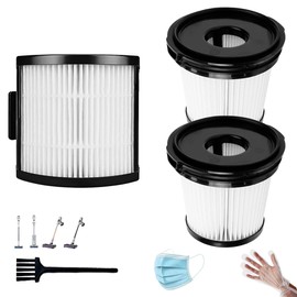 3 Pack IW3511 IW1111 HEPA Filters Replacement for Shark Detect Pro Lightweight Cordless Stick Vacuum Cleaner, Includes 1 HEPA & 2 Pre-Motor Filters, Compatible with IW1120 Auto-Empty System