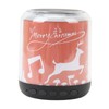 Mini Bluetooth Speaker Christmas Pattern Festive Atmosphere RGB Music Player