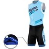 FDX Men Triathlon Tri Suit Padded Compression Running Swimming Sublimation