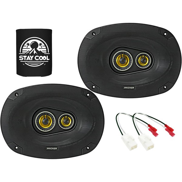 KICKER Speakers 6x9 inch for Jeep Cherokee 2014-2018 Upgrade Kit