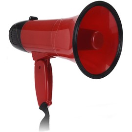 Megaphone with 2 Functions 23 x 14 cm - Megaphone with Siren - Bullhorn Megaphone