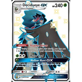 Crystalcommerce Decidueye GX - Ultra Rare - Hidden Fates (2020) - Trading Card, 1 Piece, Near Mint