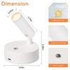 URTOM Wireless Spot Lights Indoor with Remote Rechargeable LED Uplighting