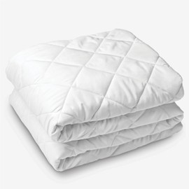 Aspire Homeware King Size Mattress Protector - Premium Microfiber Quilted Mattress Pad - Soft & Breathable Mattress Cover (150 x 200+30cm)