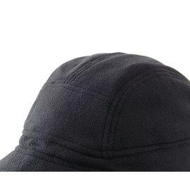 Decentron Men's Fleece Thermal Skull Cap Warm Winter Beanie with Earflap Outdoor Cycling Sports Hat Black