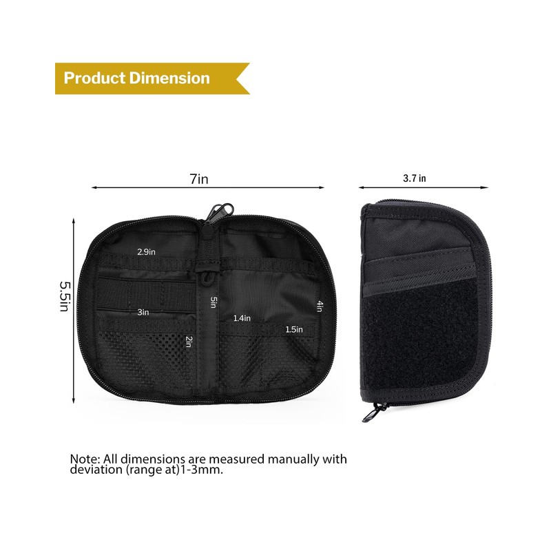 VIPERADE VE10 X-Pac Small EDC Pouch, EDC Pocket Organizer for