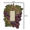 Touch of Class Grape Harvest Realistic Grapes Single Dimmer/Rocker -