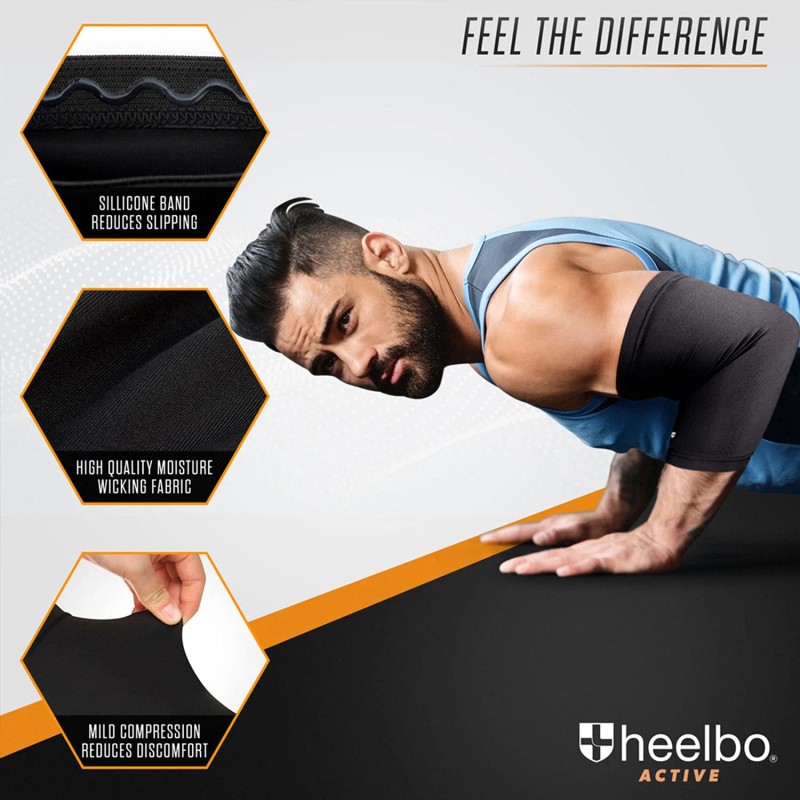Heelbo Elbow Sleeve and Elbow Compression Sleeve with Copper Infused