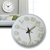 12 Inch Luminous Wall Clock Minimalist Round Quartz Clock for