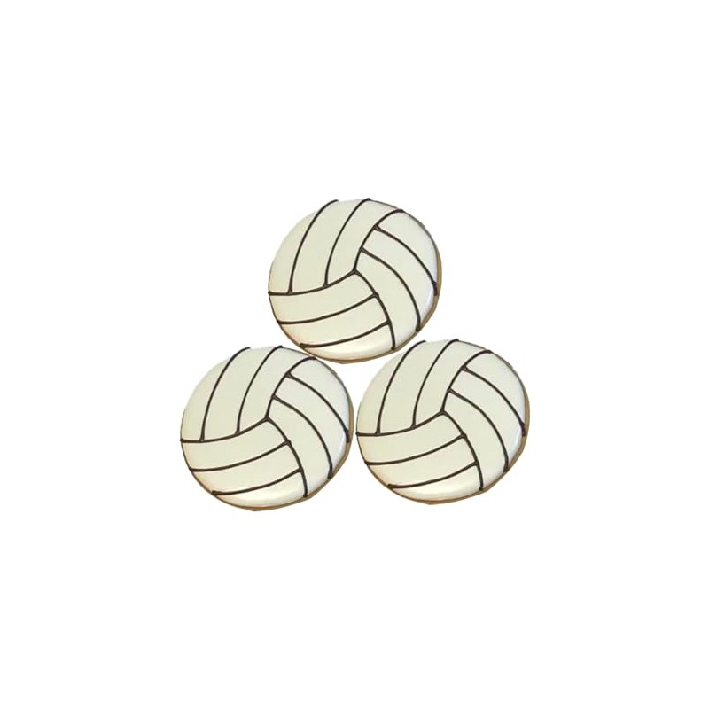 Volleyball Cookie Cutter (2 to 8 inches) by Mighty Gadget
