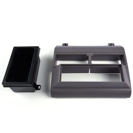 ALLGOOD Car Stereo Radio Install Dash Cover Cap w/o Wire Harness, Compatible with Chevy Blazer Suburban/GMC Suburban Yukon 1992-1994, Grey