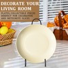 Blulu 6 Pcs Bowl Display Stands Iron Large Medium Size