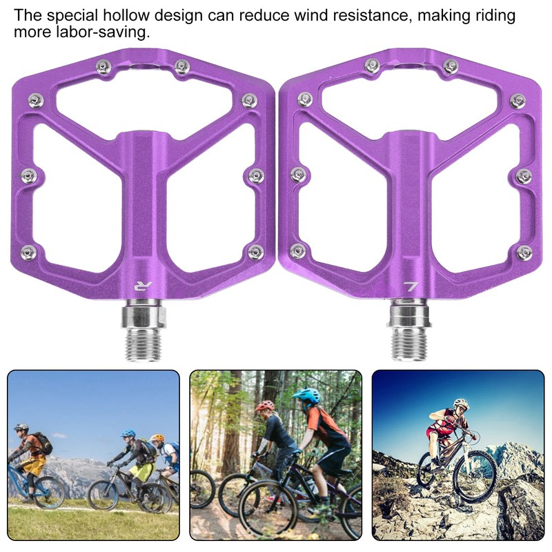 1 Pair ZTTO Mountain Bike Pedals Aluminium Alloy NonSlip Bicycle