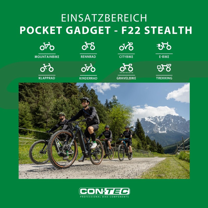 CONTEC Bicycle Multitool Pocket Gadget - F22 Stealth, 22 in