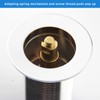 2 x Basin Sink Clicker Pop Up Bolt Basin Bath