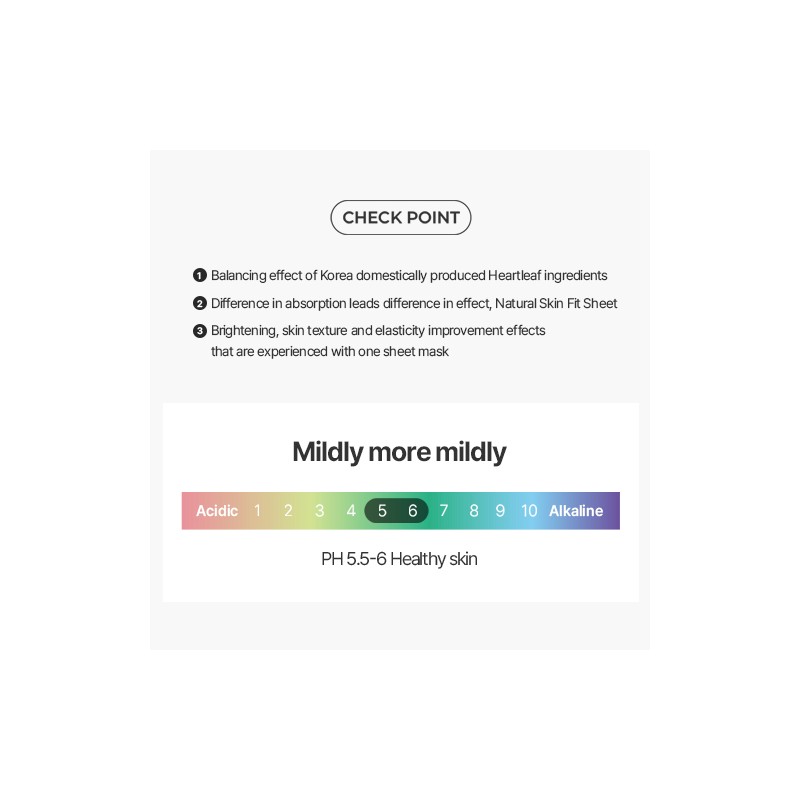 HUECALM [HUECALM]Heartleaf PH Balancing Mask (1ea)