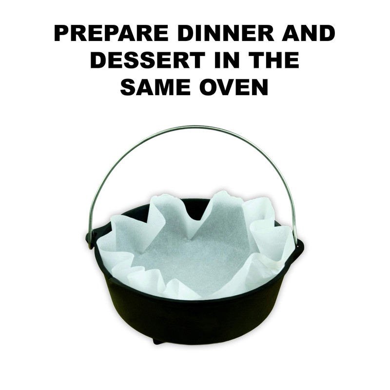 CampLiner Dutch Oven Parchment Liners 20 Pack of 20ââ‚¬� Disposable