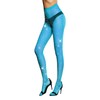 FANCAME Women’s Sparkly Fishnet Tights Shiny Mesh Pantyhose Rhinestone Fishnet