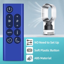 TCNOUMT New Fan Remote Control Replacement for Dyson Purifier Big+Quiet Formaldehyde BP04 BP03 Air Purifier, Prussian blue