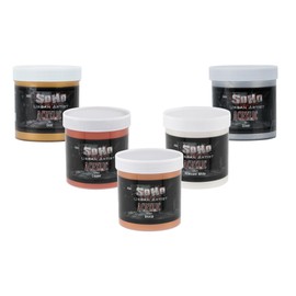 SoHo Urban Artist Heavy Body Acrylic Paint - Set of 5-500mL - Metallic - Thick, Rich Color, Excellent Coverage, Professional Quality - Artists Acrylic Paint