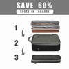 Eono Compression Packing Cubes, Luggage Organiser Set, Extensible Suitcase Organiser,