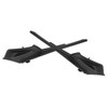 1Pair Windshield Wiper Cowl Cover Extension Cover Trim For Toyota