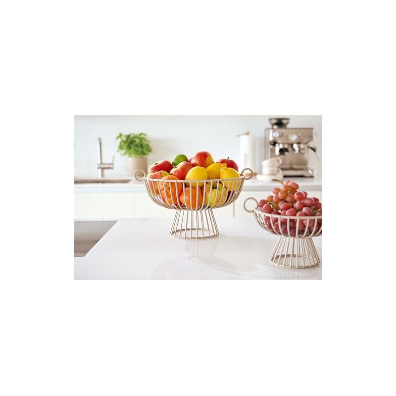 Zeller 27440 Fruit Basket Metal Beige