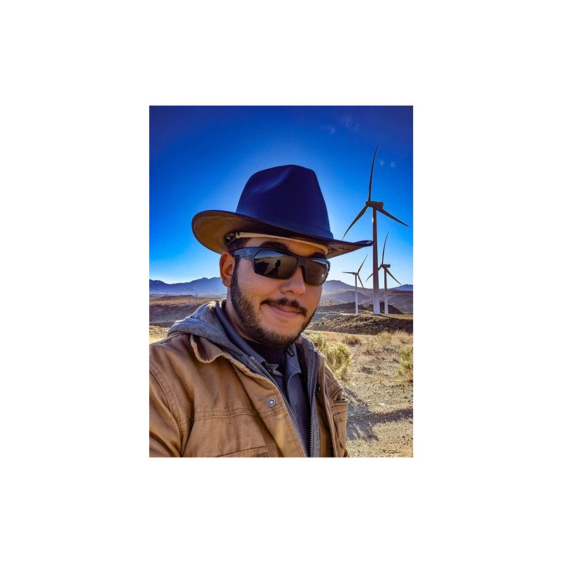 OccuNomix Vulcan Cowboy Hard Hat, Ratchet Suspension, Black, One Size