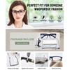 AEZUNI Oversize Square Reading Glasses for Women Oversized Trendy Large
