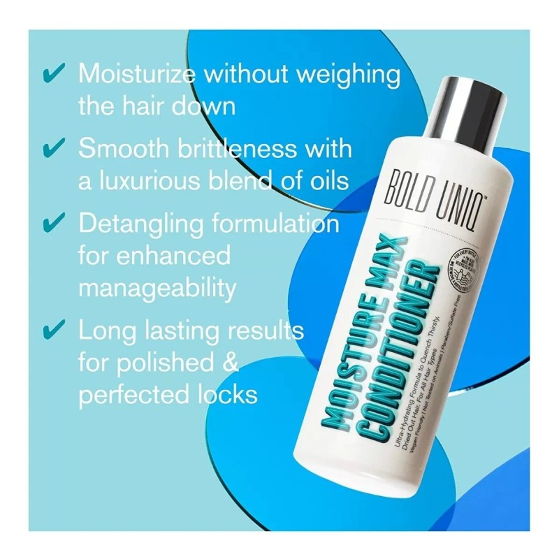 Bold Uniq Champú Y Acondicionador Moisture Y Brillo, Bold Uniq