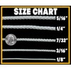 LILBURN ROPE CO. Diamond Braid Nylon Lightweight White Rope -