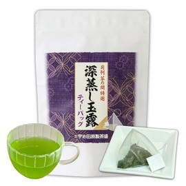 Kyoto Ujitawara Tea House 35768 Deep Steamed Gyokuro Tea Bags, 40 Bags (0.1 oz (3 g) Per Bag, Green Tea Gyokuro Tea, Japanese Tea Leaves, Tea Pack